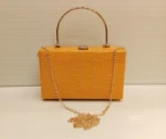 Croc Yellow Clutch