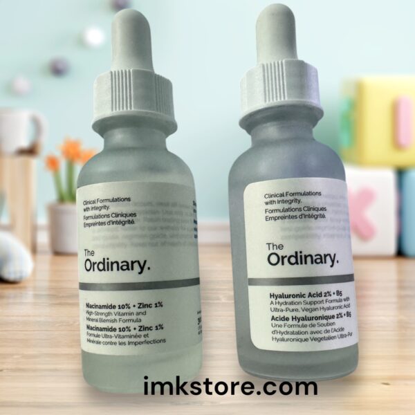 Pack of 2 Serum (Niacinamide 10% zinc1% ) plus (Hyaluric acid 2% + B5)